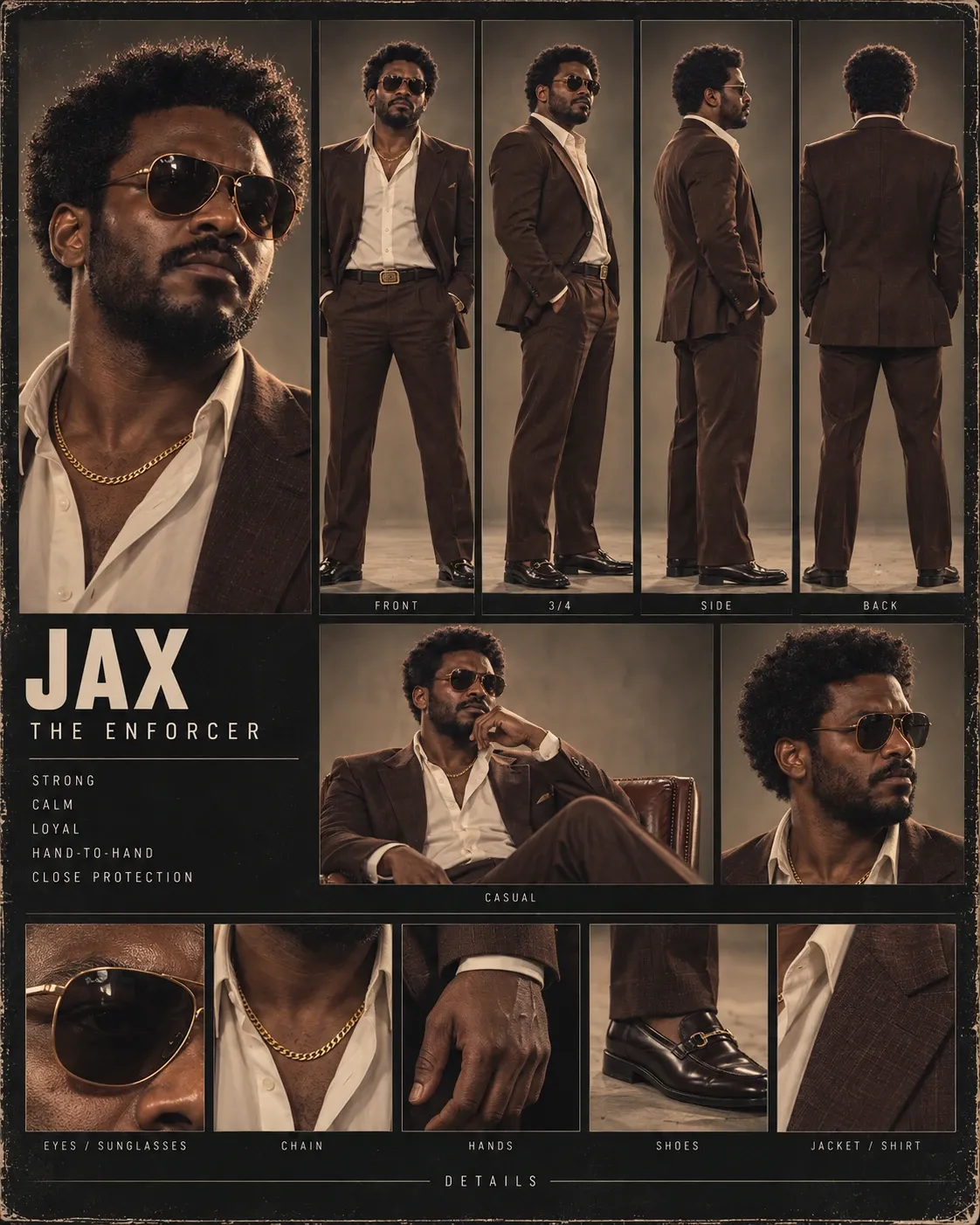 Jax, Filmito