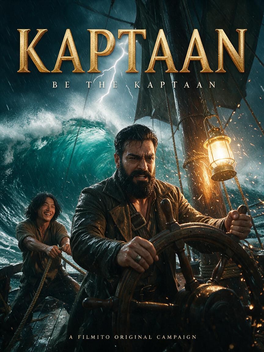 KAPTAAN, the movie-style poster of the Be The Kaptaan campaign