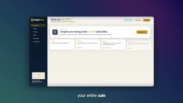 BrightDeed UI product ad